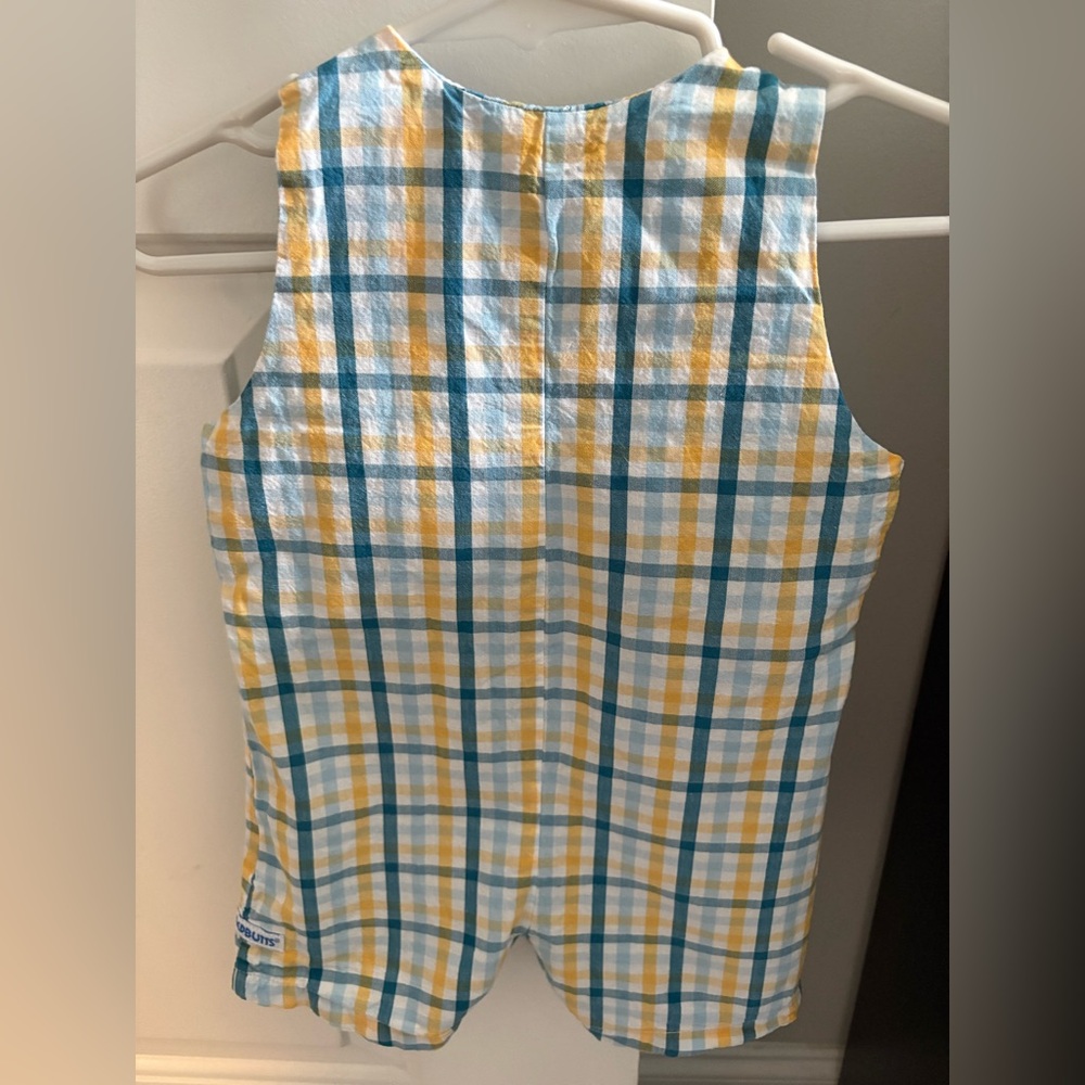 Rugged Butts Plaid Baby Romper size 3-6 months - Picture 2 of 3